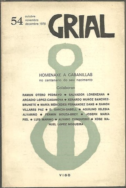 GRIAL. N. 96. HOMENAXE A CABANILLAS.