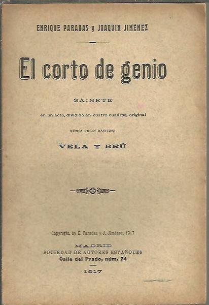 EL CORTO DE GENIO.