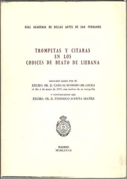 TROMPETAS Y CITARAS EN LOS CODICES DE BEATO DE LIEBANA.