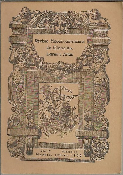 REVISTA HISPANOAMERICANA DE CIENCIAS, LETRAS Y ARTES. N. 26.