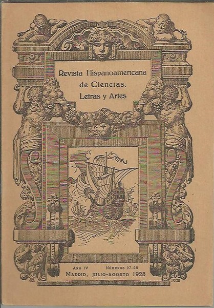 REVISTA HISPANOAMERICANA DE CIENCIAS, LETRAS Y ARTES. N. 27-28.