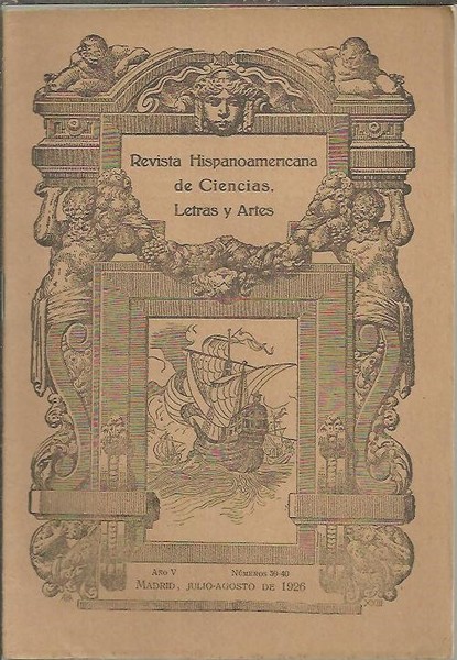 REVISTA HISPANOAMERICANA DE CIENCIAS, LETRAS Y ARTES. N. 39-40.