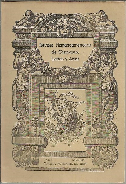 REVISTA HISPANOAMERICANA DE CIENCIAS, LETRAS Y ARTES. N. 43.