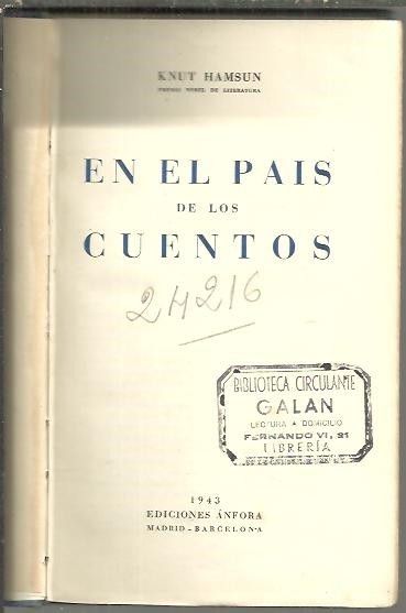 EN EL PAIS DE LOS CUENTOS.