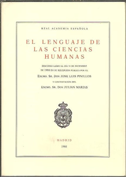 EL LENGUAJE DE LAS CIENCIAS HUMANAS.