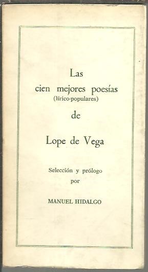 LAS CIEN MEJORES POESIAS (LIRICO-POPULARES).