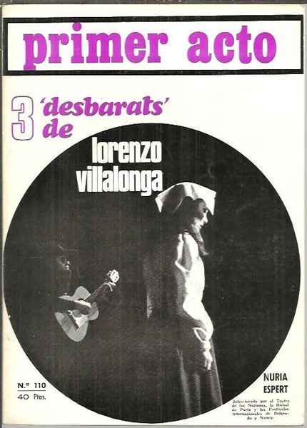 PRIMER ACTO. NUM. 110. DESBARATS, DE LORENZO VILLALONGA.