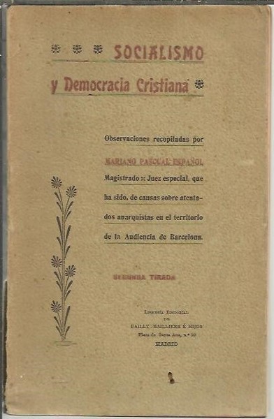 SOCIALISMO Y DEMOCRACIA CRISTIANA.