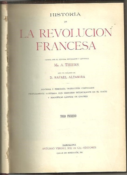 HISTORIA DE LA REVOLUCION FRANCESA.