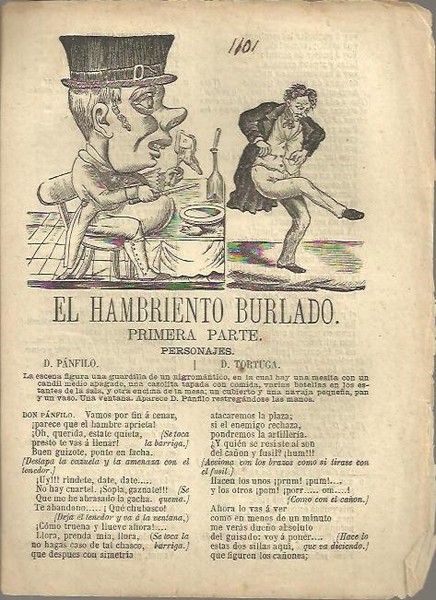 EL HAMBRIENTO BURLADO. PRIMERA PARTE.