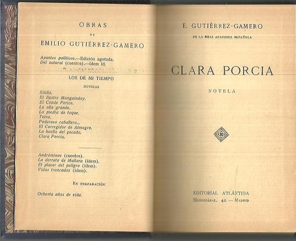CLARA PORCIA.