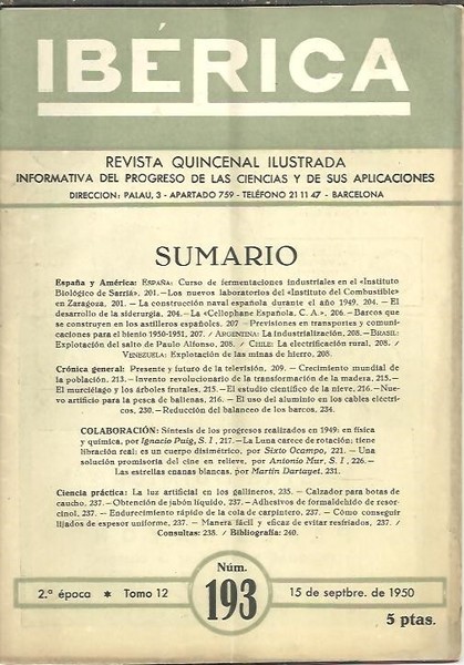 IBERICA. N. 193.
