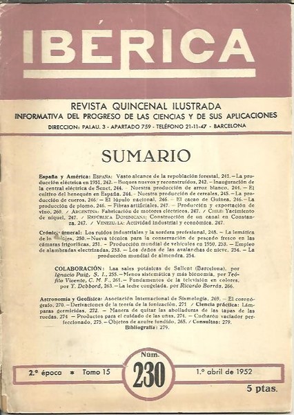 IBERICA. N. 230.