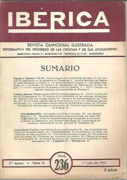 IBERICA. N. 236.