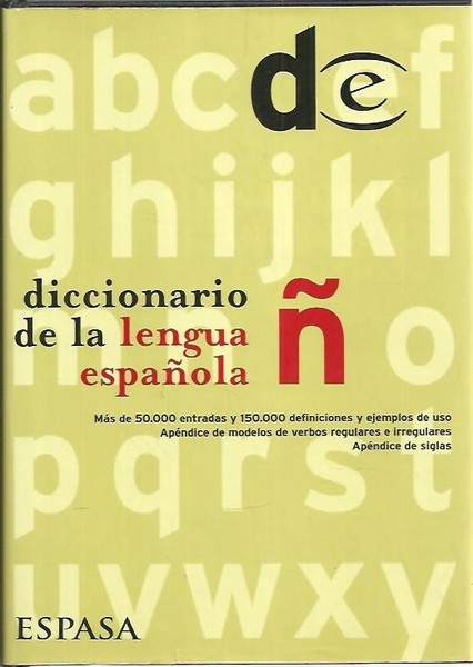 DICCIONARIO DE LA LENGUA ESPAÑOLA.