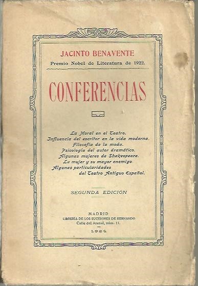CONFERENCIAS. LA MORAL EN EL TEATRO, INFLUENCIA DEL ESCRITOR EN …