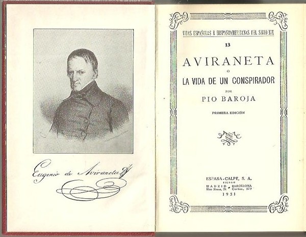 AVIRANETA O LA VIDA DE UN CONSPIRADOR.