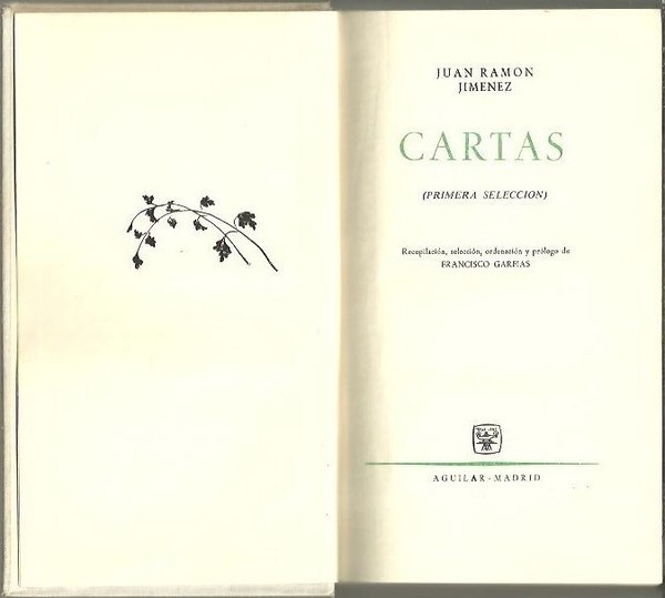 CARTAS (PRIMERA SELECCIÓN).