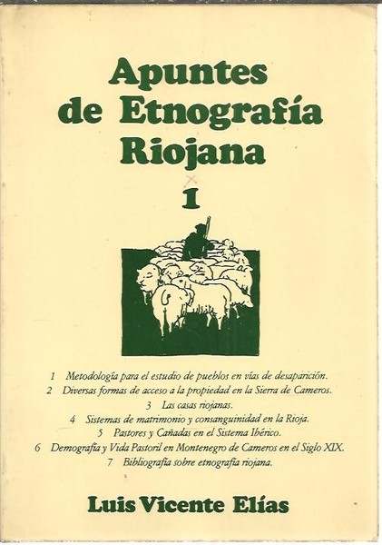 APUNTES DE ETNOGRAFIA RIOJANA.