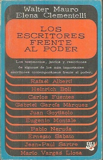 LOS ESCRITORES FRENTE AL PODER.