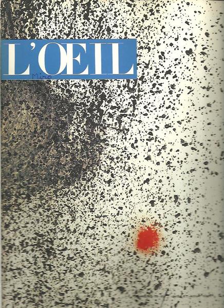 L'OEIL. REVUE D'ART MENSUELLE. NUMERO 79-80. JUILLIET-AOUT 1961.