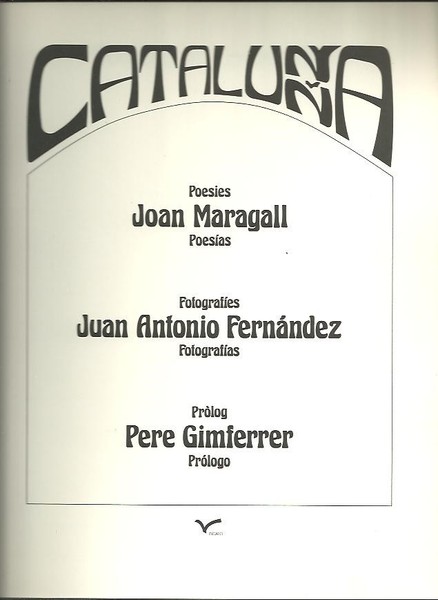 CATALUNYA. CATALUÑA.