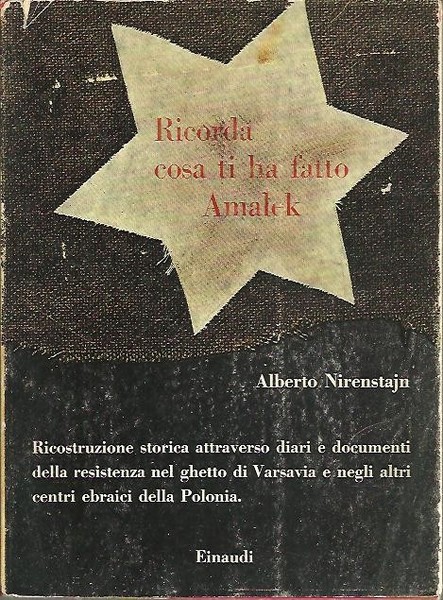 RICORDA COSA TI HA FATTO AMALEK.