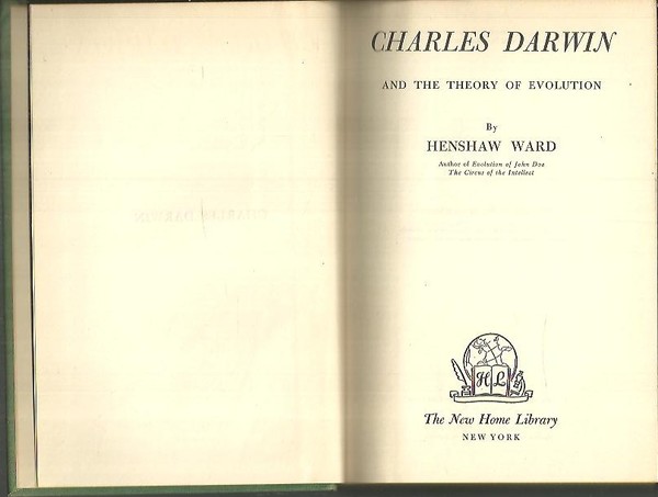 CHARLES DARWIN AND THE THEORY OF EVOLUTION.