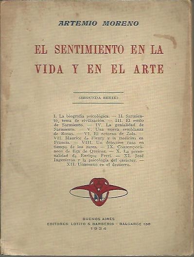 EL SENTIMIENTO EN LA VIDA Y EN EL ARTE.