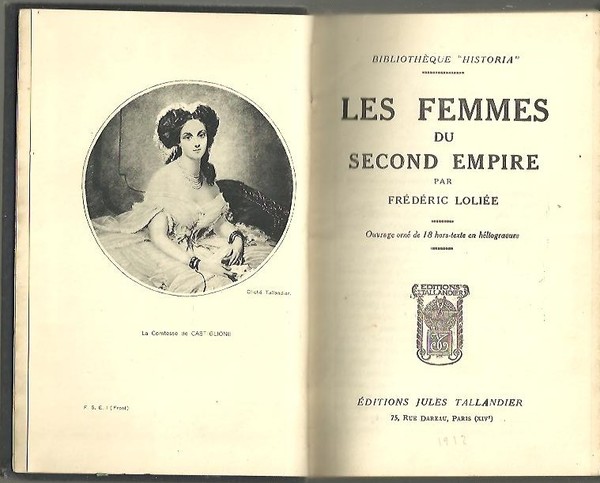 LES FEMMES DU SECOND EMPIRE.