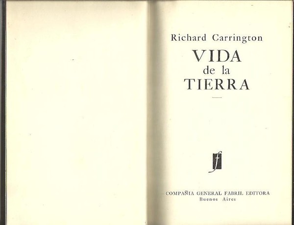 VIDA DE LA TIERRA.