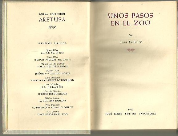 UNOS PASOS EN EL ZOO.