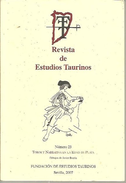 REVISTA DE ESTUDIOS TAURINOS. NUMERO 23. TOROS Y NARRATIVA EN …