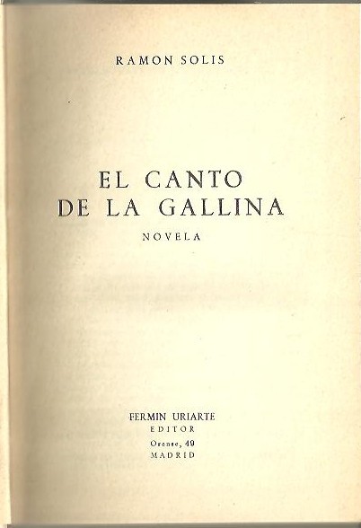 EL CANTO DE LA GALLINA.