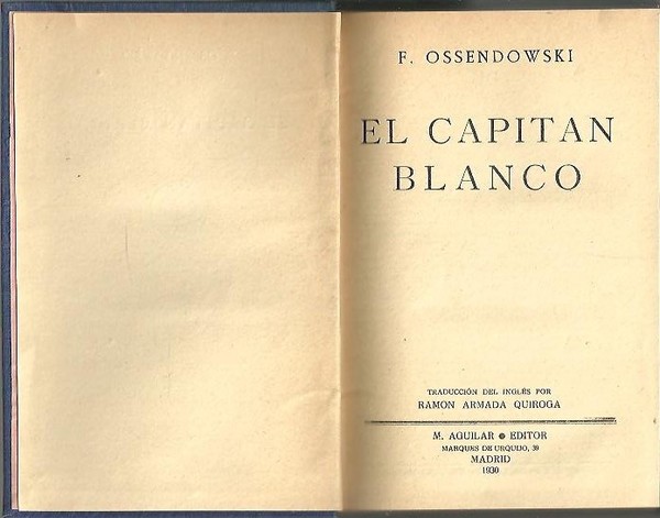 EL CAPITAN BLANCO.