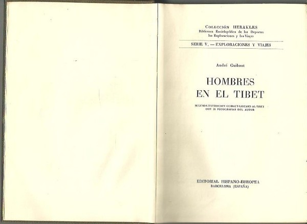 HOMBRES EN EL TIBET.