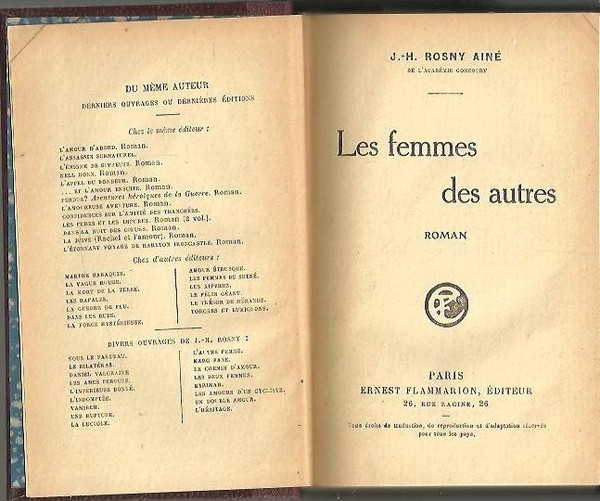 LES FEMMES DES AUTRES.