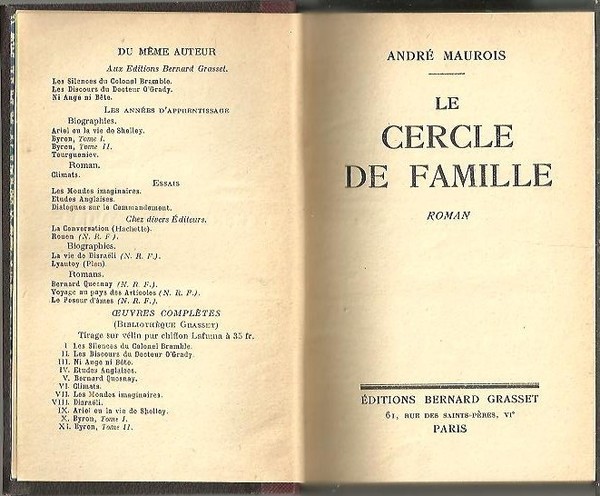 LE CERCLE DE FAMILLE.