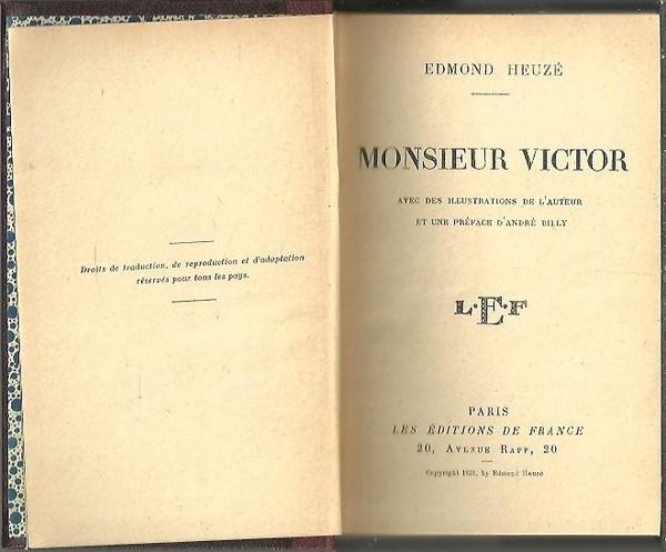 MONSIEUR VICTOR.