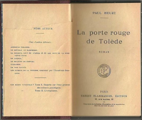 LA PORTE ROUGE DE TOLEDE.