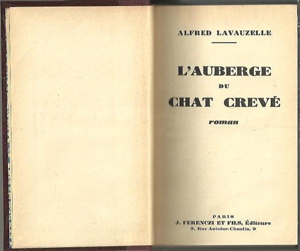 L'AUBERGE DU CHAT CREVE.