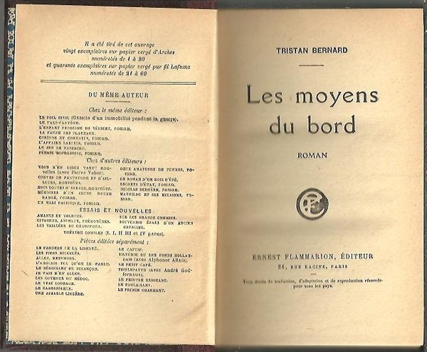 LES MOYENS DU BORD.