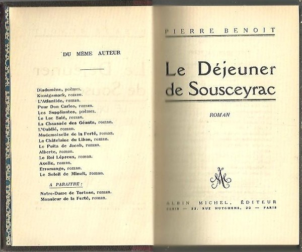 LE DEJEUNER DE SOUSCEYRAC.