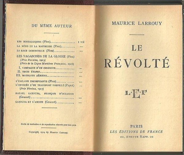 LE REVOLTE.