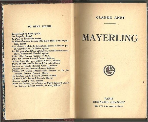 MAYERLING.