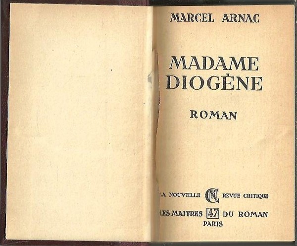 MADAME DIOGENE.