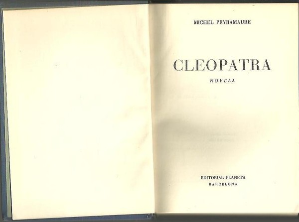 CLEOPATRA.