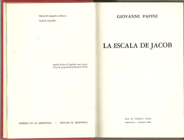 LA ESCALERA DE JACOB.