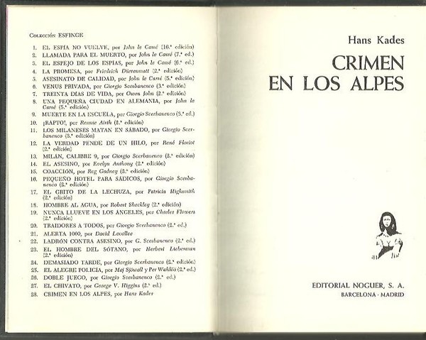 CRIMEN EN LOS ALPES.