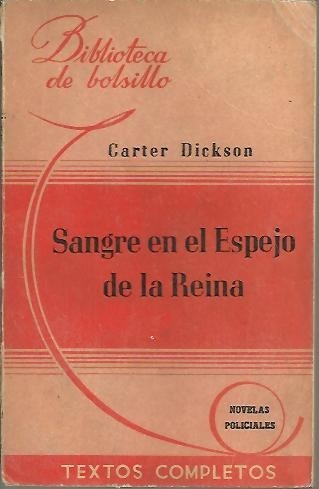 SANGRE EN EL ESPEJO DE LA REINA.